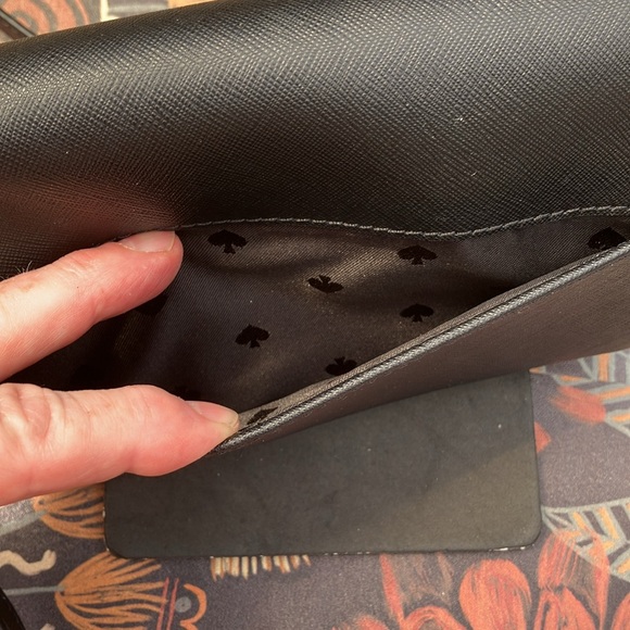 Kate Spade Black Staci Flap Front Crossbody - Picture 6 of 11